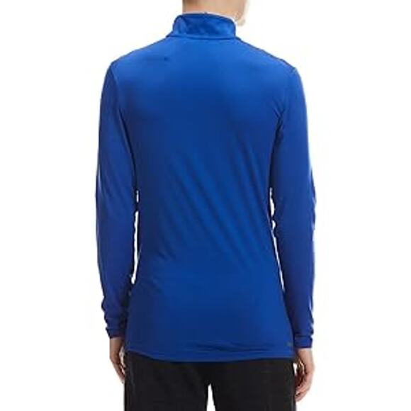 NEW Spyder Active  Men's  Medium Long Sleeve 1/4 Quarter Zip Shirt  Royal Blue - Picture 2 of 13
